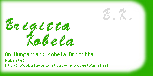 brigitta kobela business card